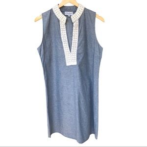 b. Boutique by Evergreen Cotton Chambray Dress